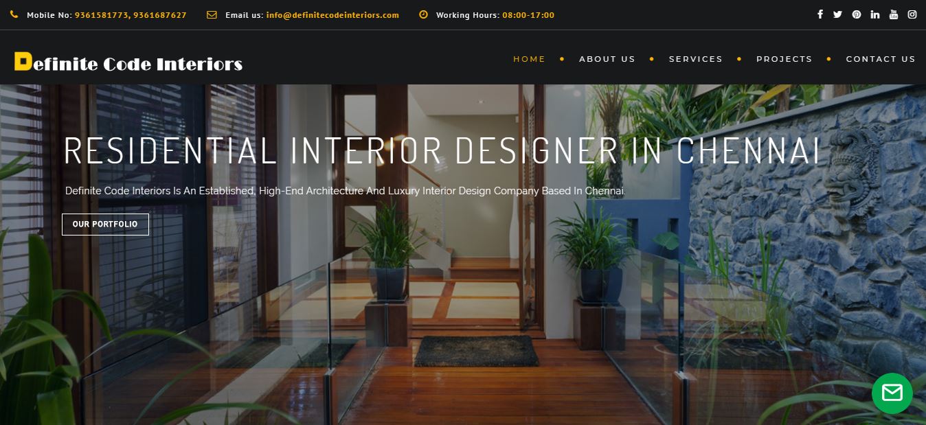interior Webite Design